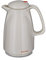 ROTPUNKT Isolierkanne 225 Bella 0,5 l | Zweifunktions-Drehverschluss | BPA-frei - gesundes Trinken | Made in Germany | Warm + Kalthaltung | Glaseinsatz | Eggshell