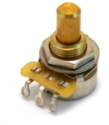 Fender Poti 100 kOhm Solid shaft z.B. für Deluxe Bässe - Potentiometer für Gitarren