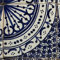 Casa Moro orientalische Keramikfliese Hanefi 10x10 cm blau weiß handbemalte marokkanische Fliese Kunsthandwerk aus Marokko Wandfliese für schöne Küche Dusche Badezimmer | HBF8290