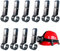 10 Helmet Clips for Hard Hat, Easily Mount Headlamp on Narrow-Edged Helmet