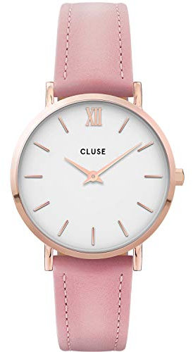 CLUSE Damen Analog Quarz Uhr mit Leder Armband CW0101203006