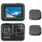 ULBTER Hero8 Protezione Pellicola per GoPro Hero 8 action cam nera + Copriobiettivo Go Pro Hero 8 Protettore schermo Vetro Temperato 0,3 mm Durezza 9H Antigraffio [6 pezzi]