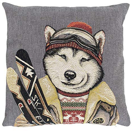Mars & More Gobelin Kissen Ski Husky