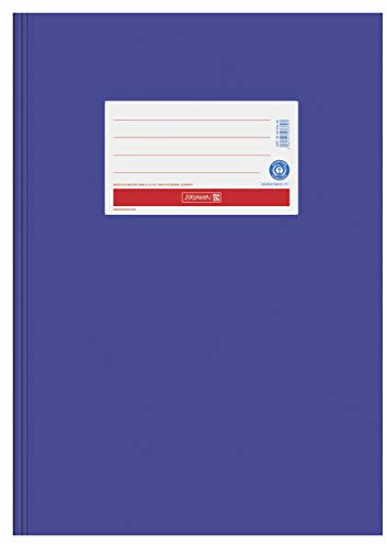 Baier & Schneider BRUNNEN Hefthülle aus Papier (10 Stück A4, Enzian)