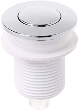 Meipai Botón de interruptor de aire de 28 mm/32 mm para bañera de hidromasaje, interruptor de eliminación de basura