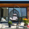 Rattan Swing Egg Chair Garden Patio Indoor Outdoor Hanging Chair with Stand & Cushions (Black)