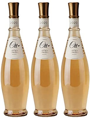 Bandol Château de Romassan Rosé 2020 - Domaines OTT - Vin AOC Rosé de Provence - Alpes - Côtes d'Azur - Lot de 3x75cl - Cépages Cinsault, Grenache