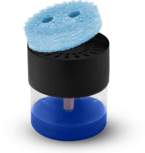 OVVE HOME Distributeur de Savon et Porte-éponge Compatible avec l'éponge Scrub Daddy