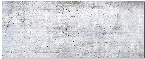 Panorama Pellicola per Cucina Cemento Blu 60x300 cm - Paraschizzi Adesivo Per Muro - Pannello - Adesivo da Parete