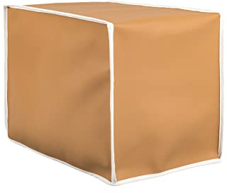HOMELAY Schutzhülle aus hochwertigem Kunstleder, Maße: 40 x 26 x 32 cm (L x B x H), kompatibel mit Luftfritteuse, Küchenmaschine, Brotbackmaschinen, Cafés usw. (grau)