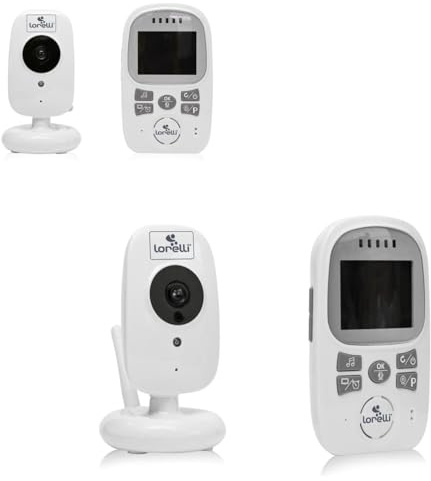 Lorelli Babyphone Safeness Nachtsicht, 2,4 LCD-Farbdisplay, Temperaturanzeige weiß
