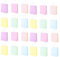 24pcs farbiges Papier Party-Taschen, Geschenk-Taschen für Kinder Party Macarons Solid Farbe Kraftpapier Taschen mit Griffen, kleine süße und Geschenk-Taschen für Kinder Party, 12x6x15cm