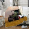 RFFLUX 3D Traktor Decke 130x150cm Warmer Winter Weich Bauernhof Mähdrescher Kuscheldecke Microfaser Sherpa Wohndecke TV Decke Flauschige Couchdecke für Kind Weihnachten Geschenk Blanket