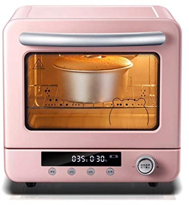 Mini Four 20L Température Réglable 26-230 ℃ et Minuterie 120 Minutes 1300WAffichage/Cyclone/Circulation d'Air Chaud/Bain-marie Vapeur