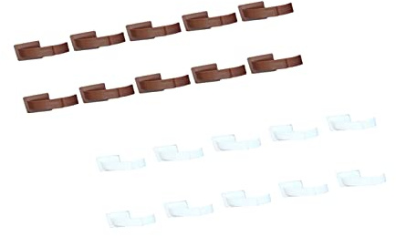 Kindersicherungen, Kunststoff, für Tür und Schublade | Coffee, Einfache Nutzung, Praktische Ausführung, Anti Pinch, 20 Stück-pack