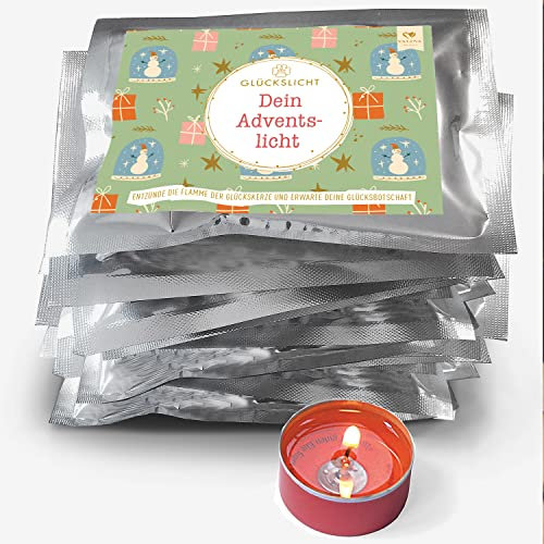 Fortunas Glückslicht | Dein Licht | Dein Adventslicht | Kleinigkeit für den Adventskalender und die Weihnachtszeit | 10er-Set