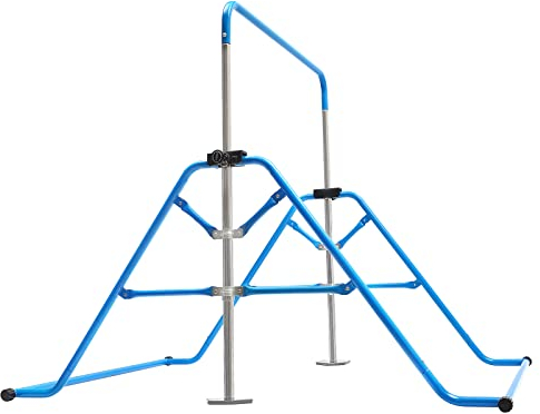 Gimnasia Gimnasia, 45-61 Pulgadas, Barra de Gimnasia Regulable en Altura, soporta hasta 220 kg, Equipo de Entrenamiento Horizontal, Barra de Ejercicios para Interiores, Entrenamiento en casa