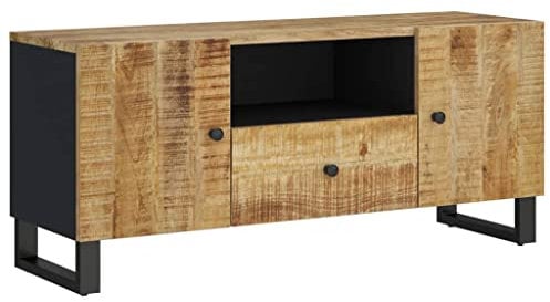vidaXL Meuble TV 105x33,5x46 cm Bois de manguier et d'ingénierie