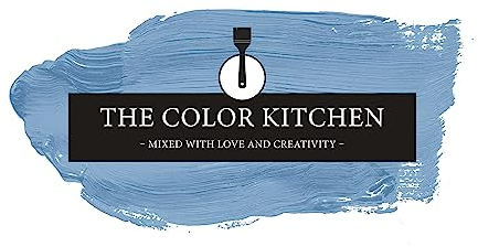 Livingwalls THE COLOR KITCHEN kräftige Wandfarbe - Malerfarbe für farbenfrohe Räume - matte Innenfarbe in Blau - 5l Deckfarbe in TCK3004