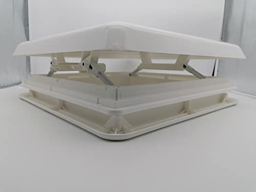 CR-MOESANCO® Kit Claraboya Hertus 40 x40 + Mosquitera Incorporada + Tornillos INOX de Montaje