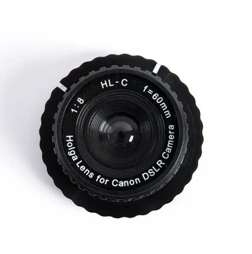 Holga Obiettivo in vetro 60 mm f/8, obiettivo manuale per fotocamera Canon EOS DSLR