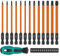 EFUTURETIME 13 Stück 150mm 1/4 Torx Lang Schraubendreher Bit Set, T5 T6 T7 T8 T9 T10 T15 T20 T25 T27 T30 T35 T40, Bitsatz Lang Magnetisch mit Torxschraubendreher, Torx Bit aus S2 Stahl