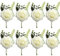 TTBDDM 8 Stücke Hochzeit Boutonniere, Rose Blumen Anstecker, Hochzeit Rose Blumen Anstecker, Bräutigam Boutonniere, für Braut, Bräutigam, Brautjungfern, Trauzeugen, Gäste, Weiß