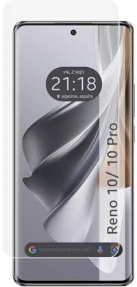 Protector Cristal Templado Completo Curvo UV Full Glue para OPPO Reno 10 5G / 10 Pro 5G