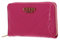 GUESS Jania Medium Zip Around Pink Einfarbig Reißverschluss Polyurethan Minimalistisch Geldbörse für Unisex-Erwachsene, Modebewusste, Weiblich, 6 Abteilungen, Logo