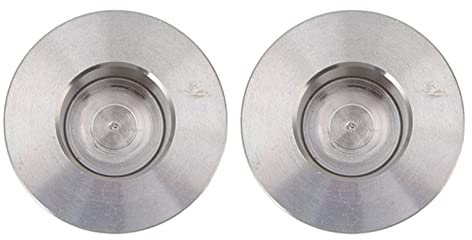 2 Pezzi di Copertura Antispruzzo per Moka, Accessorio di Ricambio per Moka, Tappo Antispruzzo in Acciaio Inossidabile per Caffettiera, Copertura Paraspruzzi, Accessori per