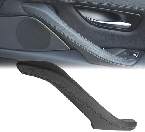 Türgriff Innen Rechts für BMW 5er F10/F11, Auto Innen Rechts Seite Beifahrertür Leder Türgriff Ersatz für BMW F10 F11 F18 520 523 525 528 530 535 2010–2017 51417225854 51417225852 Innentürgriff