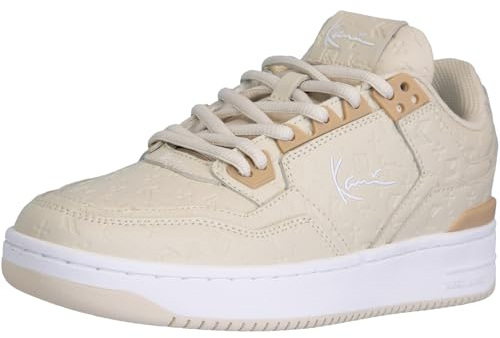 Karl Kani LXRY PRM Sneaker Trainer Schuhe (beige/White, EU Schuhgrößensystem, Erwachsene, Numerisch, M, 44)