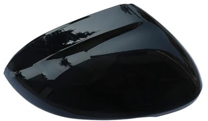 Außenspiegelkappe Für VW Für Passat B8 2017-2020 Für Alltrack Für Arteon Schwarz Seite Spiegel Abdeckung Kappen Rückspiegel Gehäuse Seitenspiegel Abdeckungen(Black Left No Hole)