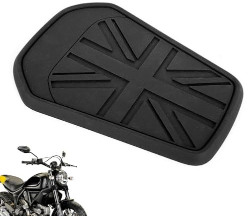 HunicandIU Rodilleras para depósito de motocicleta, para depósito de moto, adhesivo protector para tanque, placas protectoras para rodillas, almohadillas antideslizantes para tanque