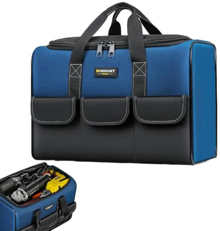 Borsa Porta Attrezzi Impermeabile | Borsa Organizer Per Attrezzi | Borsa Per Il Trasporto Degli Attrezzi Grande | Borsa Per Attrezzi Resistente Usura In Tessuto Oxford | Borse Portautensili Portatili