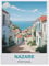 Nazare, Portugal Travel Poster，Jigsaws Puzzles 1000 Pieces Teens Kids Jigsaw Entertainment Toys Brain Challenge Puzzle（38x26cm）-BI69