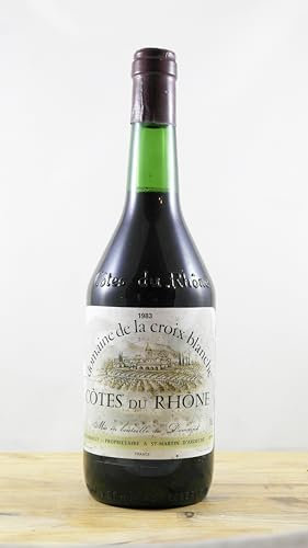 Domaine de la Croix Blanche Bouteille de Vin Millésime 1983