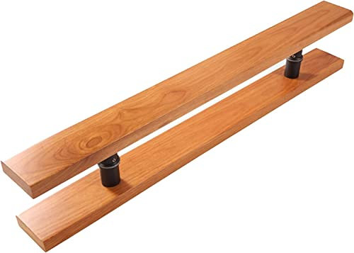 KHLMSRXJ Poignée de Porte de Cuisine coulissante en Bois pour Porte d'entrée, intérieure et extérieure, Style Rustique, Double Face, pour Bureau, 120 cm