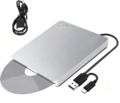 Colexy BLU Ray, extern inspelare USB 3.0 BLU Ray 3D DVD CD BD höghastighets aluminiumlegering brännare spelare för bärbar dator, MacBook, stationär PC