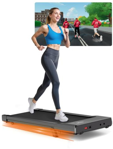 Copant Walking Pad mit Steigung 6%, Laufband für Zuhause mit Smart App | Einstellbare Geschwindigkeit 6km/h & 12km/h, Max 136kg mit KI-Trainer, Zusammenklappbar Kompaktes Leiser Betrieb Design