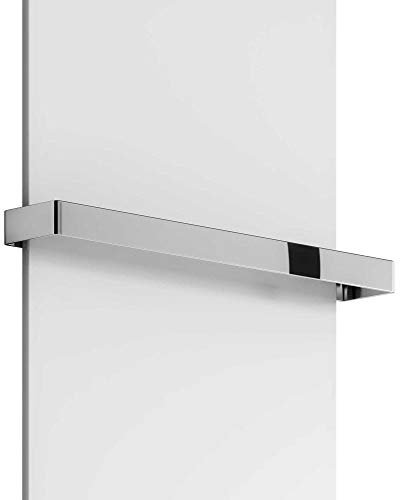 Reina Slimline Steel Radiator Towel Bar Chrome 430mm