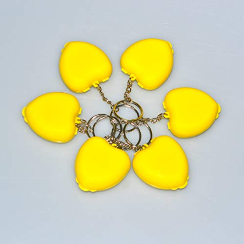 JTKENS 50 Stück Neuer Schutz CPR Face Shield Schlüsselanhänger Mund zu Mund Rettung Schilde in Mini Herz Box Rot CPR Gesichtsmaske Erste-Hilfe-Set Tragbare Tasche Ventil CPR Barriere