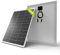 Newpowa®, pannello solare, 100 W (Watt), 12 V (Volt), monocristallino, ad alta efficienza, fotovoltaico, per camper, case, giardino, barche