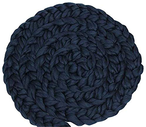 Nicole Knupfer Neugeborenen Baby Fotografie Fotoshooting wickeln Requisiten Strickstoff Stretch Twist Geflecht (Marine)