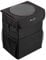 ELZO Cubo de Basura para el Coche con Tapa 3 Bolsillos de Almacenamiento Impermeable de Tela Oxford Plegable Contenedor de Basura Automóvil Negro para Viajes y Camping (Negro)