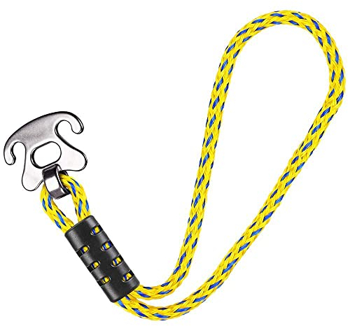 SELEWARE Abschleppseil Schnellverbinder für Schläuche mit Edelstahlverbinder Wassersport Abschleppverbinder 45,5 cm