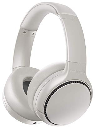 Panasonic RB-M700BE-C - Auriculares inalámbricos Bluetooth (Noise-cancelling, vibración de auriculares, control por voz, XBS Potenciador de Bajos, cable de 1.2 m, batería de hasta 20 h), blanco