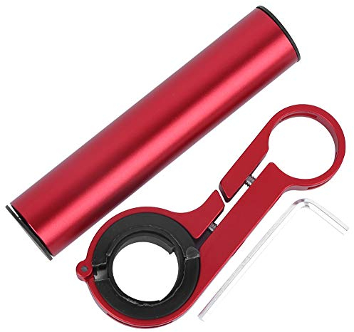 MAGT Fahrradlenker Erweiterung, Multifunktion Fahrrad Lenker Erweiterung 10cm Fahrradlenker Verlängerung für Mountainbike Rennrad(Rot)