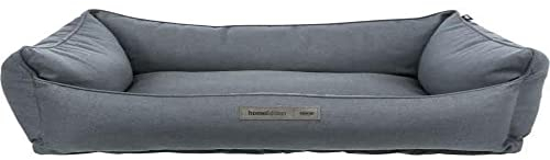 Trixie Farello-Bett, quadratisch, 80 × 60 cm, grau