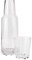 Glacier Karaffe 1 Liter mit 0,25 Glas Stelton